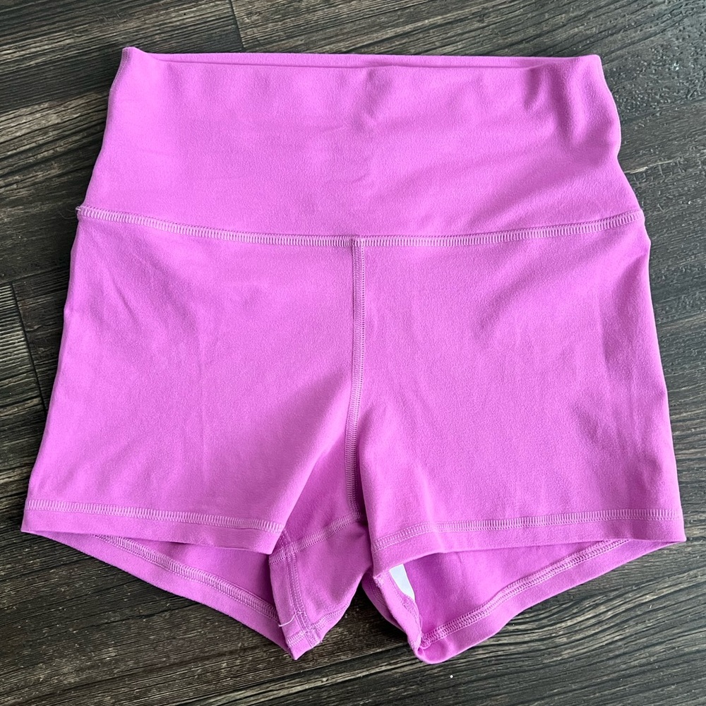 Fleo fuchsia pink true high shorts size small